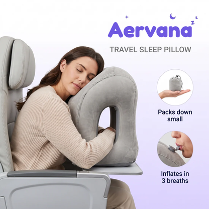 Aervana Inflatable Travel Pillow