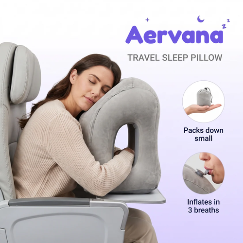 Aervana Inflatable Travel Pillow