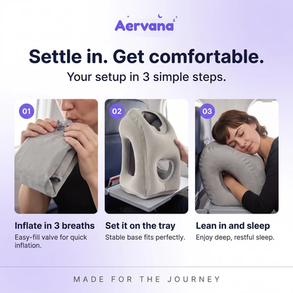 Aervana Inflatable Travel Pillow